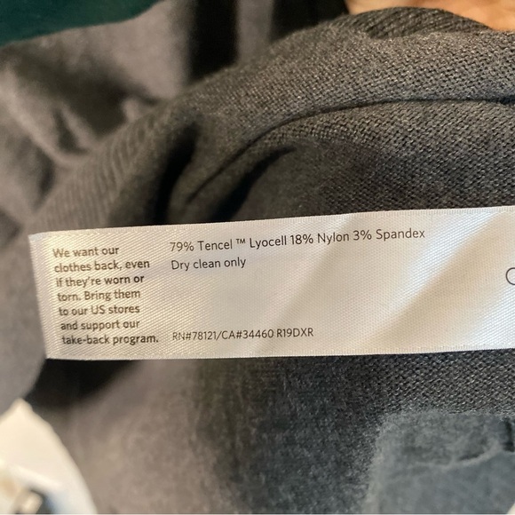 Eileen Fisher Gray Sweater Long Sleeve Sweater Dress Minimalistic Career Medium - Picture 7 of 13